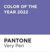 Pantone's 2022 color of the year, Very Peri.