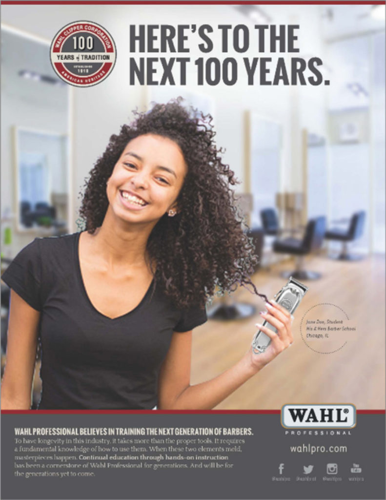 next 100 years cover image of barber holding wahl clippers