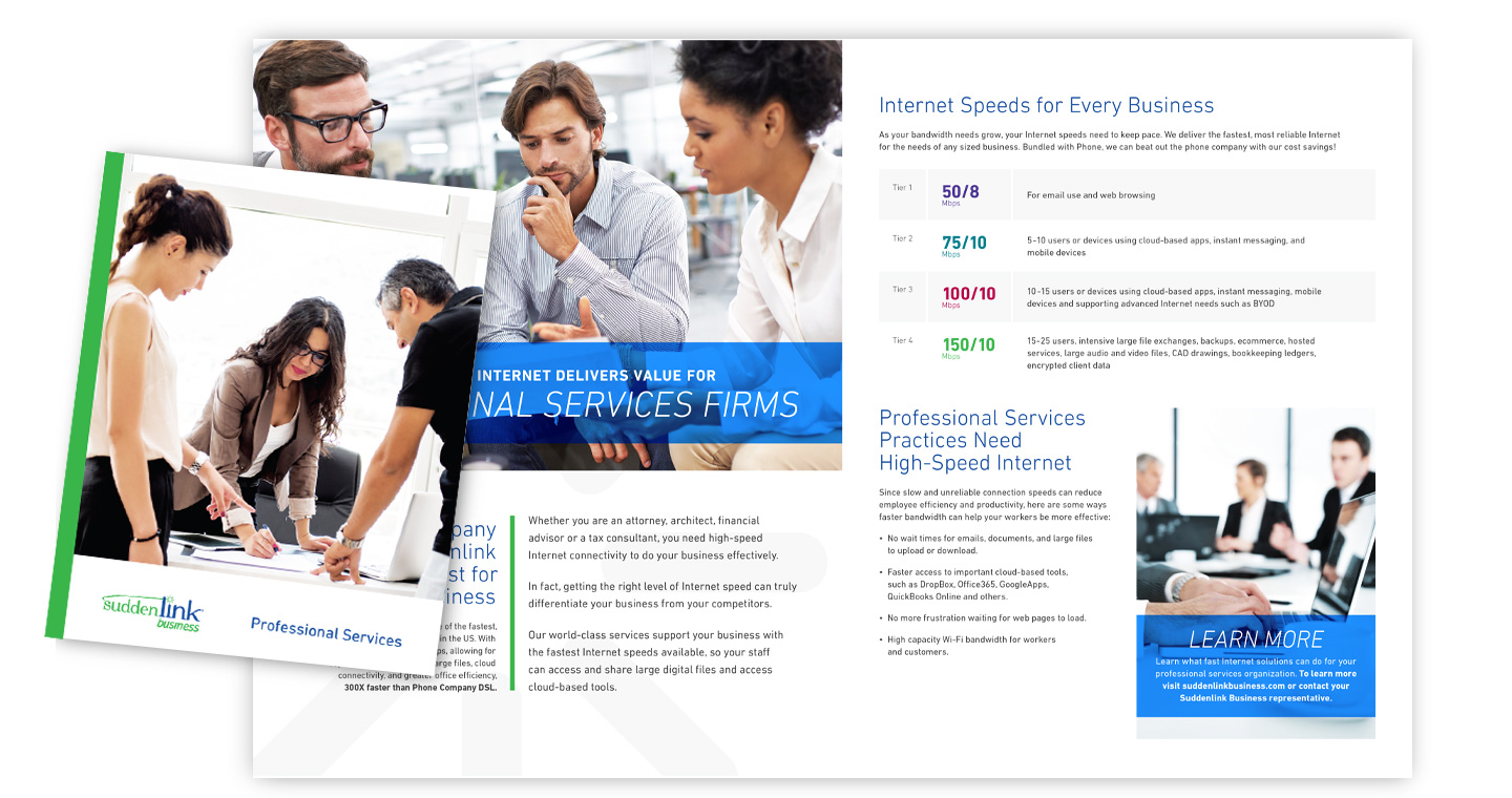 suddenlink business professional services brochure